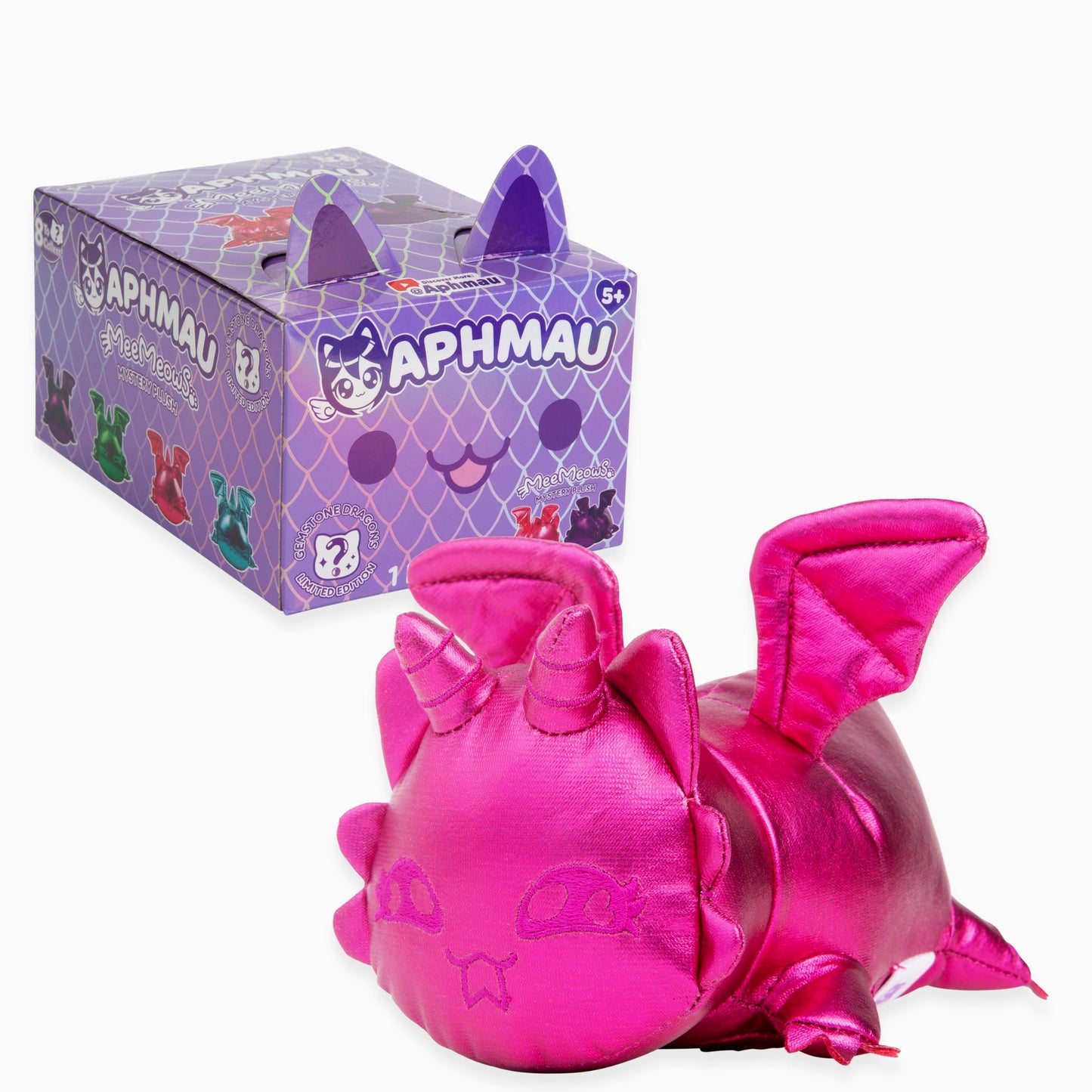 Aphmau 6-Inch Dragon MeeMeow Mystery Plush – Official Minecraft Merch – 1 of 8 Collectible Dragons