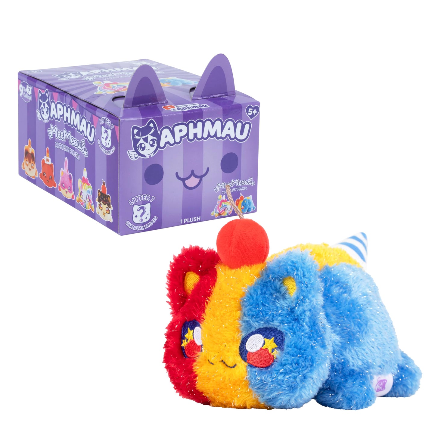 Aphmau 6” MeeMeow Mystery Plush – Series 7 Carnival Treats | Blind Box Official Merch