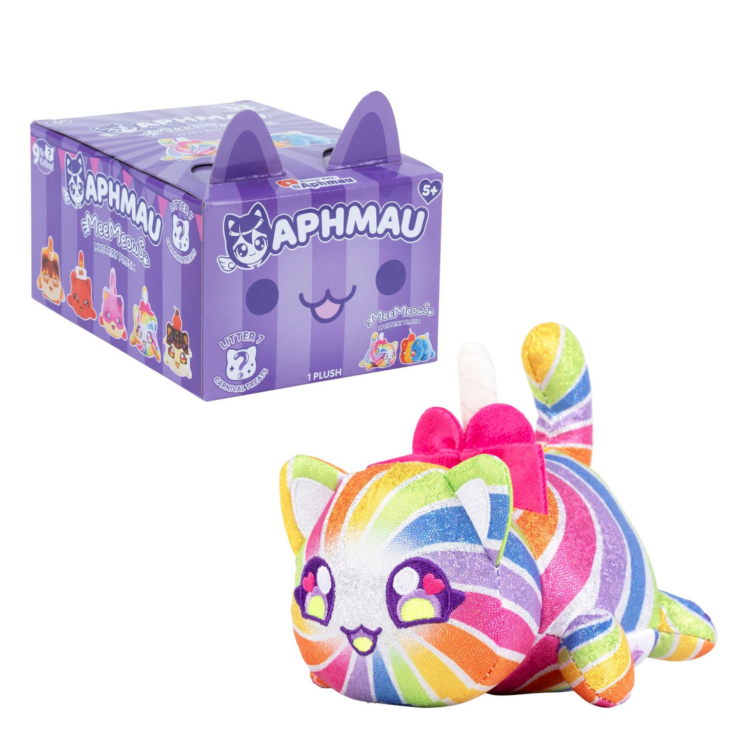 Aphmau 6” MeeMeow Mystery Plush – Series 7 Carnival Treats | Blind Box Official Merch