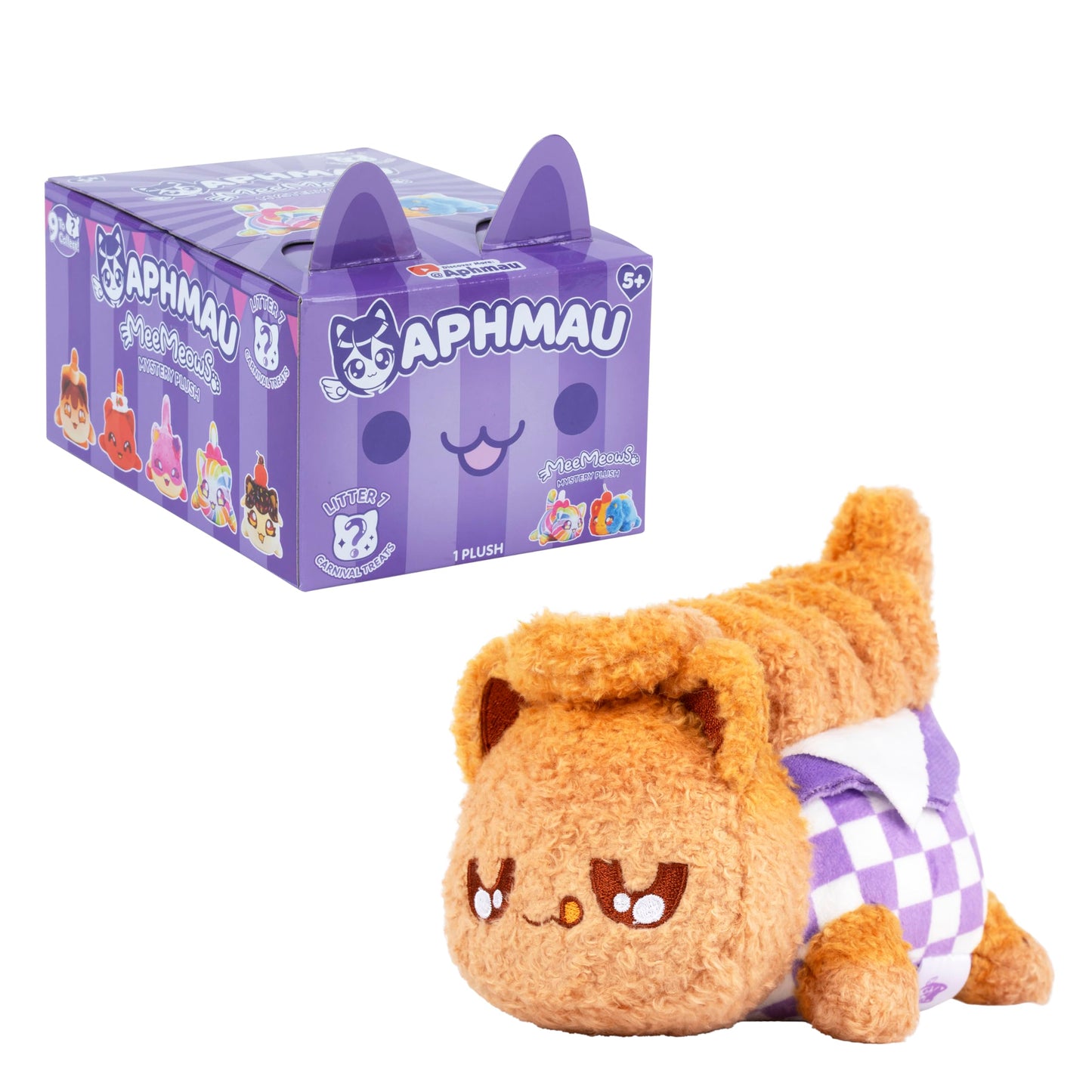 Aphmau 6” MeeMeow Mystery Plush – Series 7 Carnival Treats | Blind Box Official Merch