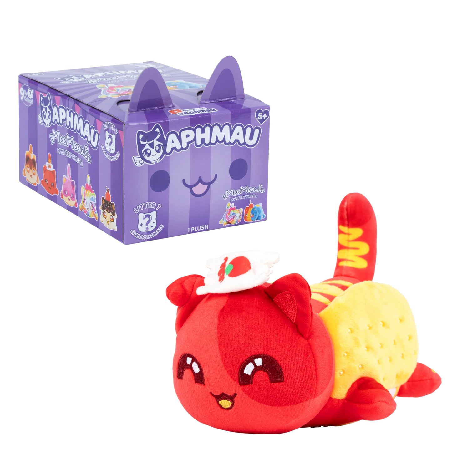 Aphmau 6” MeeMeow Mystery Plush – Series 7 Carnival Treats | Blind Box Official Merch