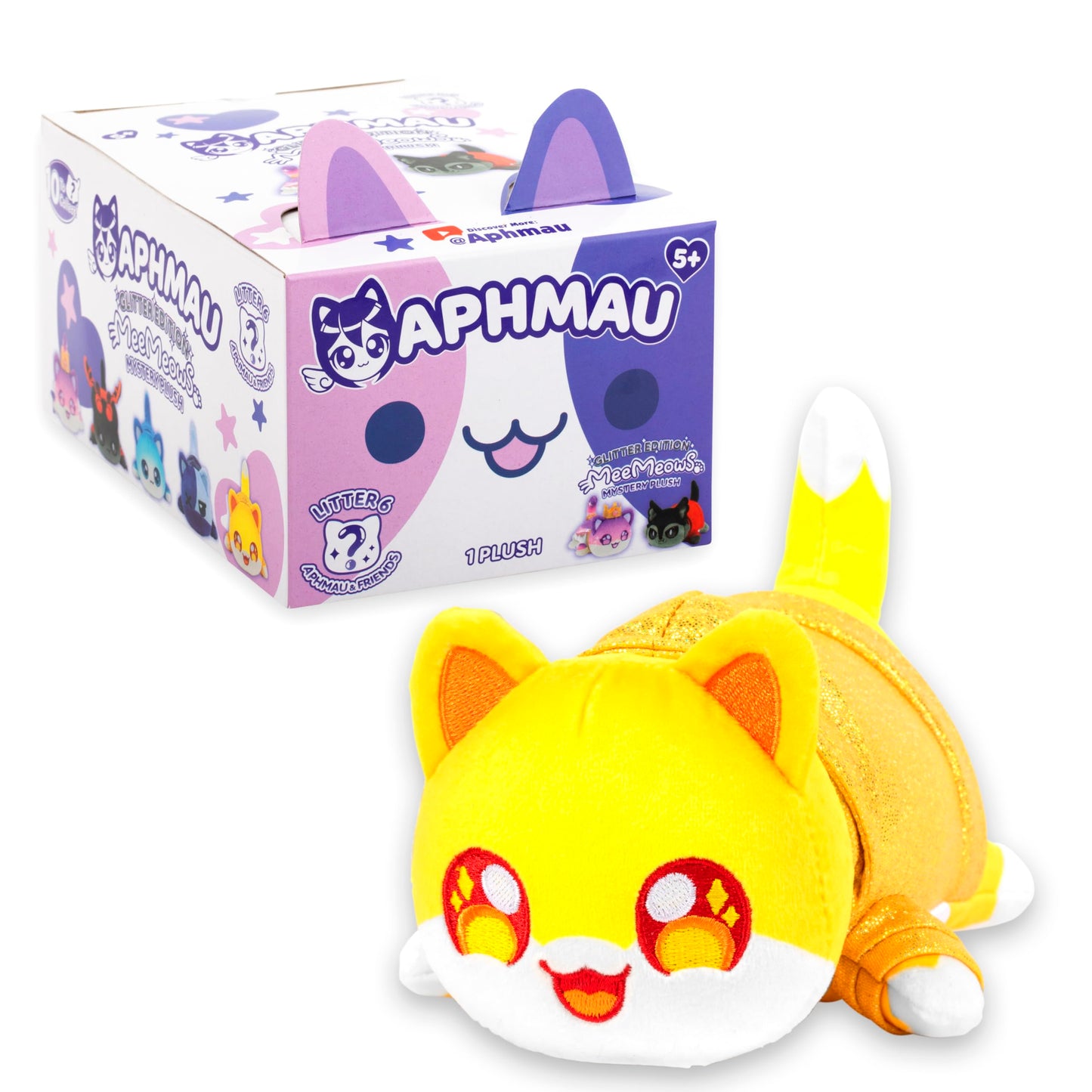 Aphmau 6” MeeMeow Mystery Plush 2-Pack Bundle – Series 6 (Official Merch)