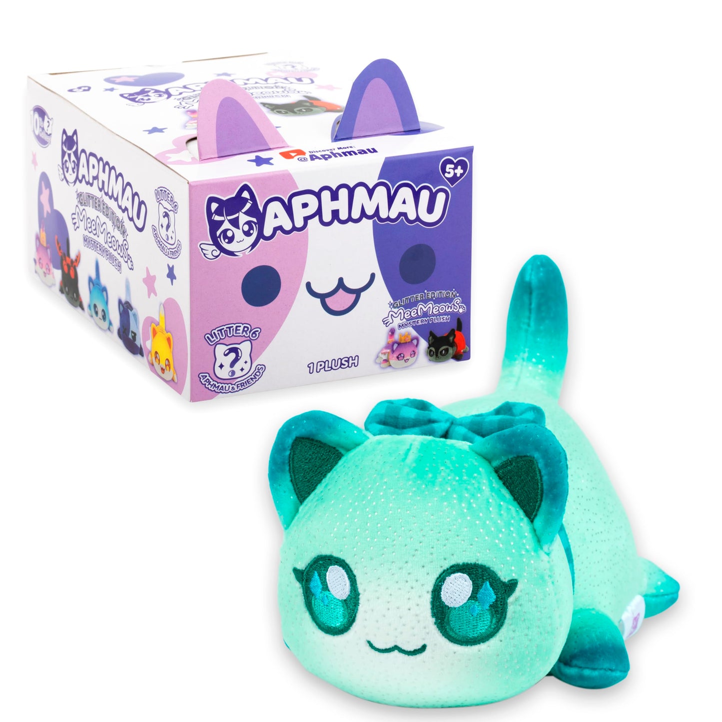 Aphmau 6” MeeMeow Mystery Plush 2-Pack Bundle – Series 6 (Official Merch)