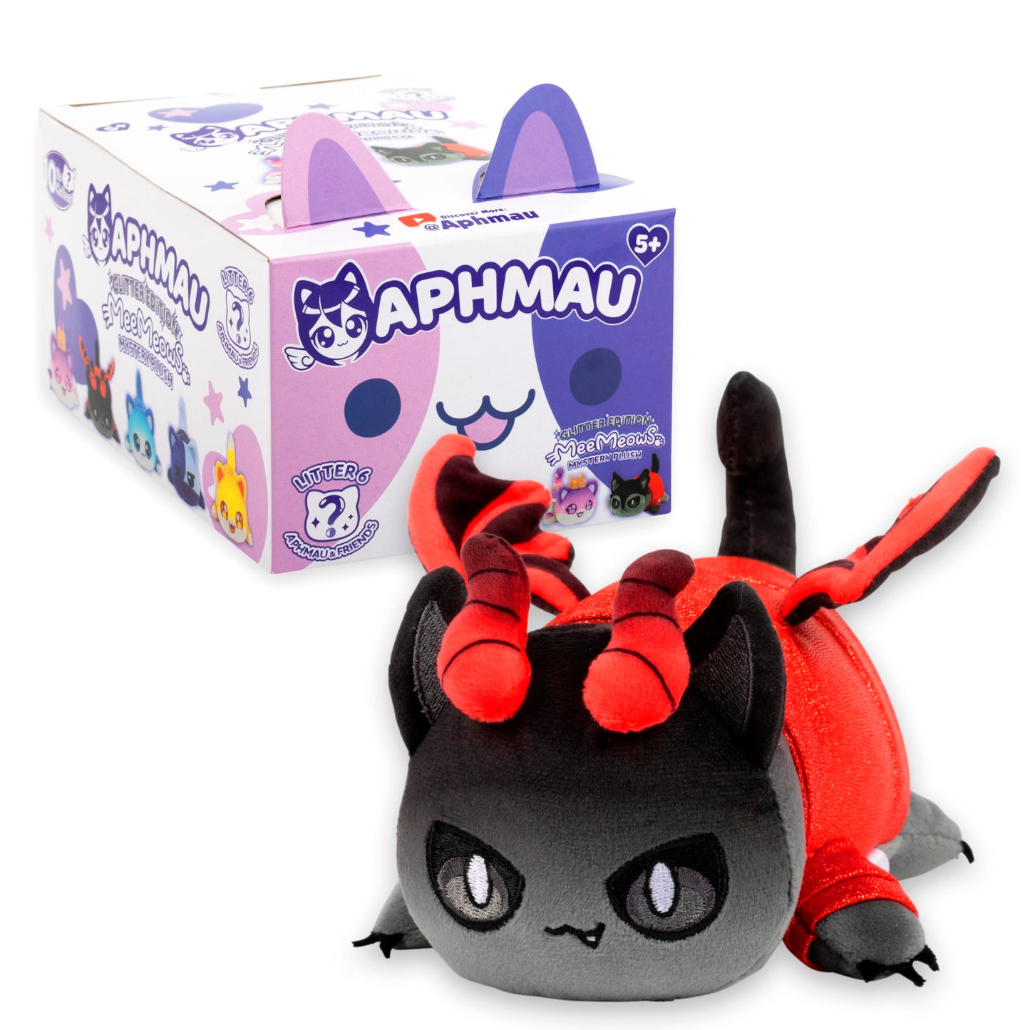 Aphmau 6” MeeMeow Mystery Plush 2-Pack Bundle – Series 6 (Official Merch)