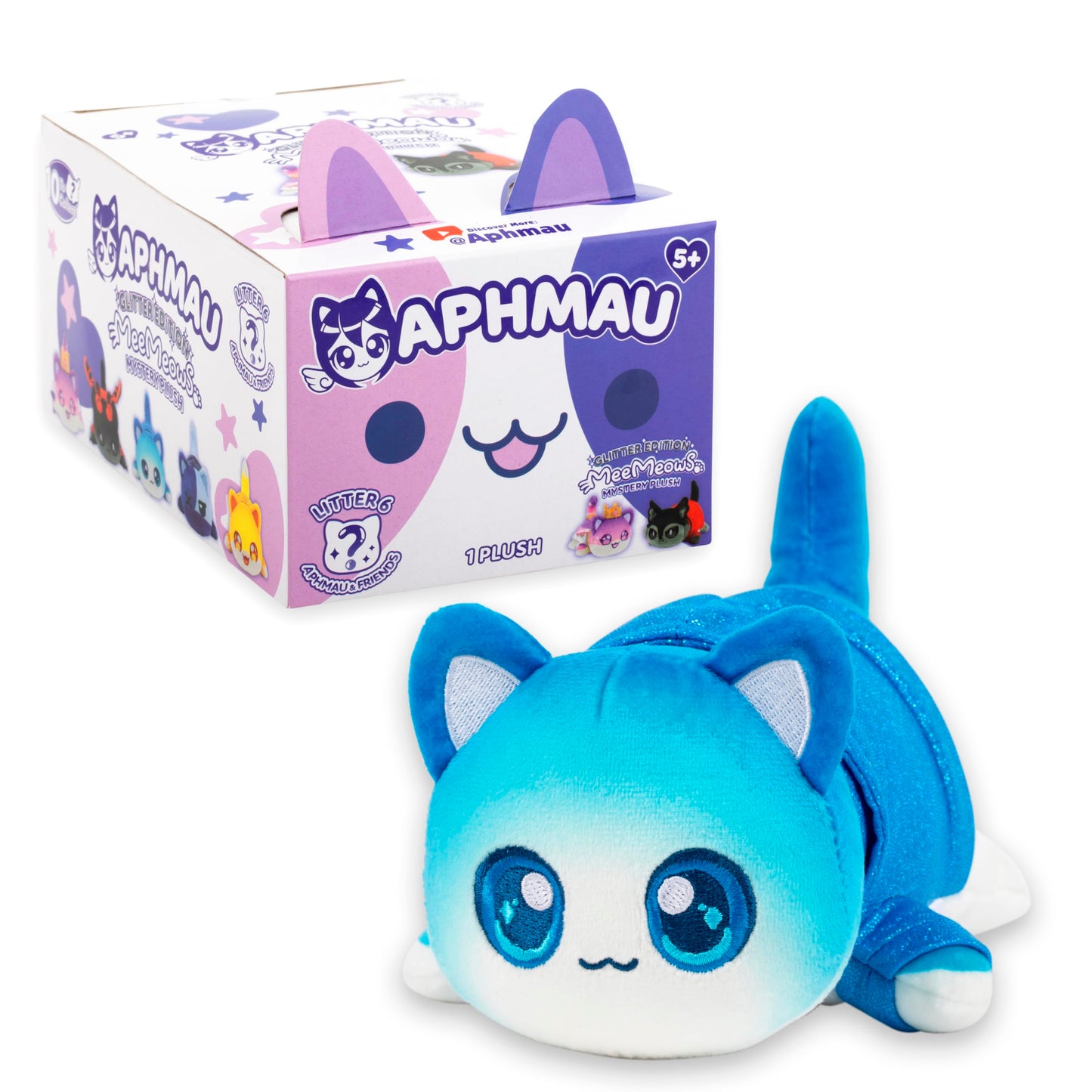 Aphmau 6” MeeMeow Mystery Plush 2-Pack Bundle – Series 6 (Official Merch)