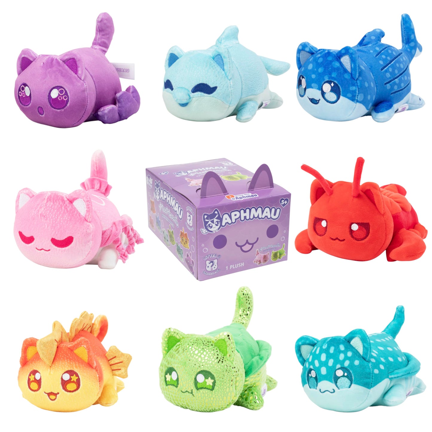 Aphmau 6" Mystery Plush - Series 5 | MeeMeows Under the Sea