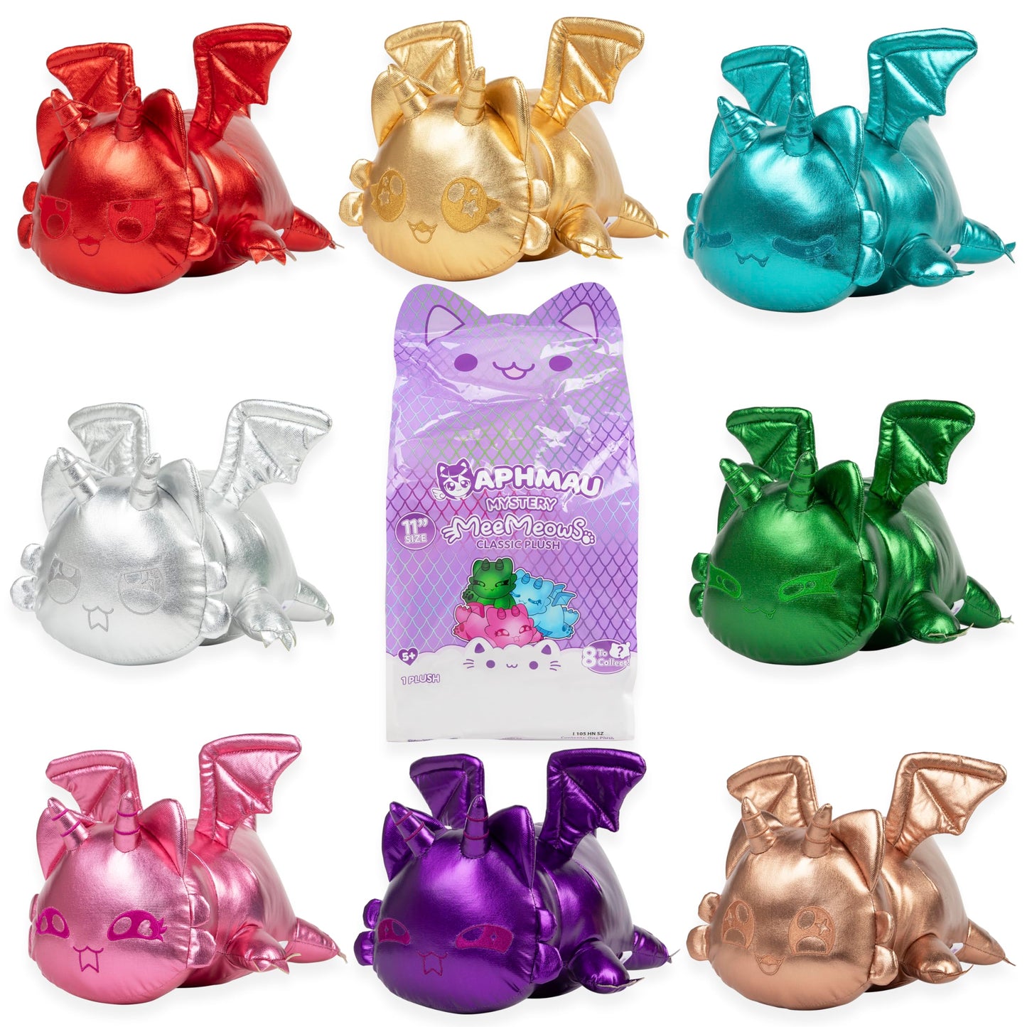 Aphmau MeeMeows 11-inch Classic Dragon Plush – Official Aphmau Merch