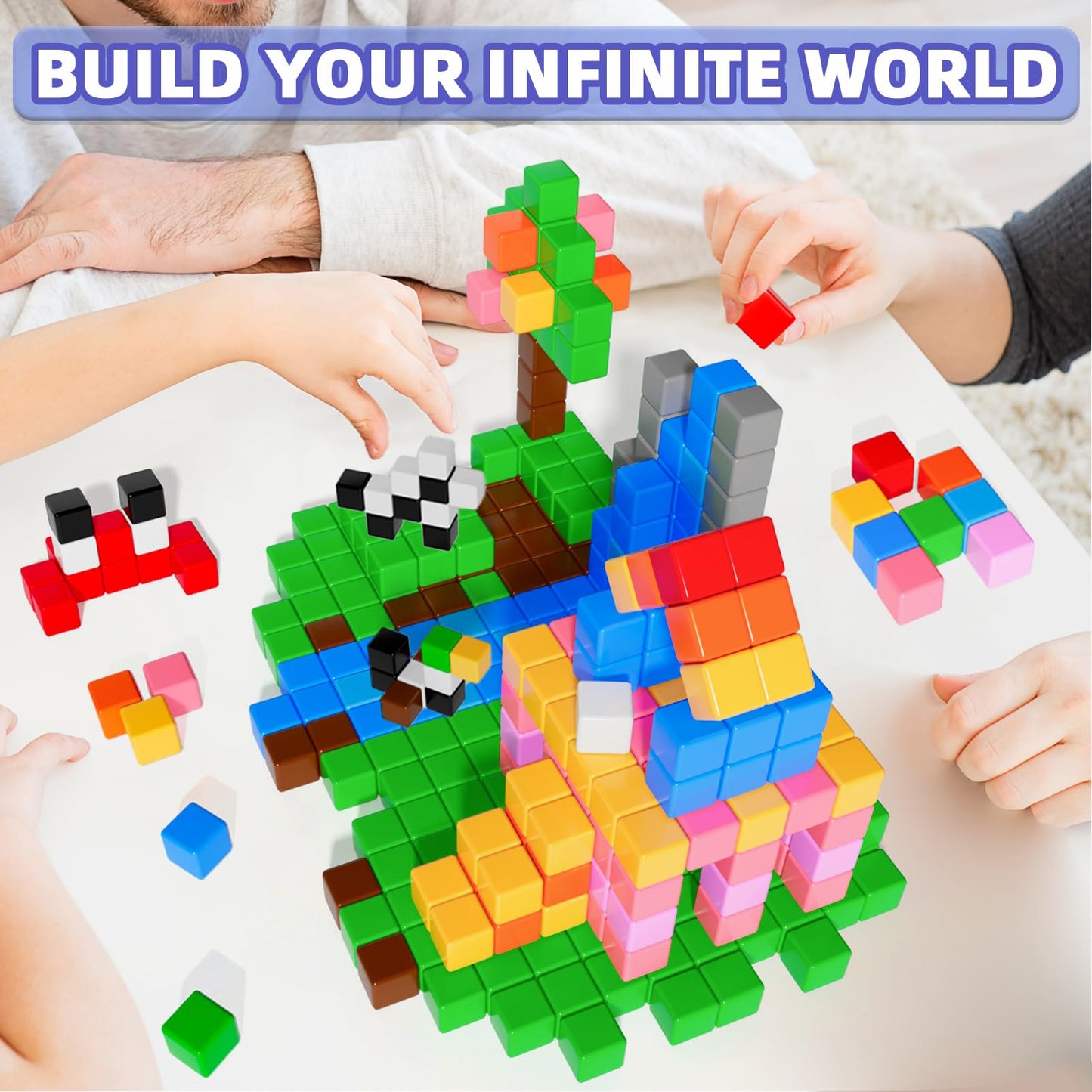 Apluses Magnetic Blocks – 81pc Magnetic Building Toys for 3–8 Year Olds | STEM & Creative Play