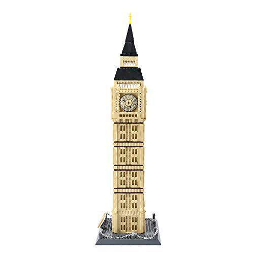 Apostrophe Games Big Ben Building Block Set – 1,664 Pieces | London Landmark Architecture Model