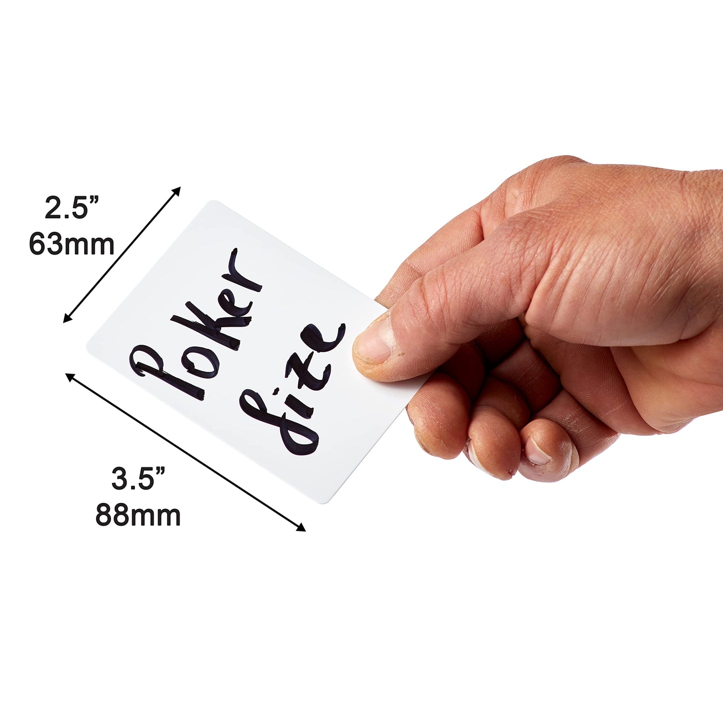 Apostrophe Games Blank Playing Cards – 180 Poker-Size DIY Card Deck, Matte Finish