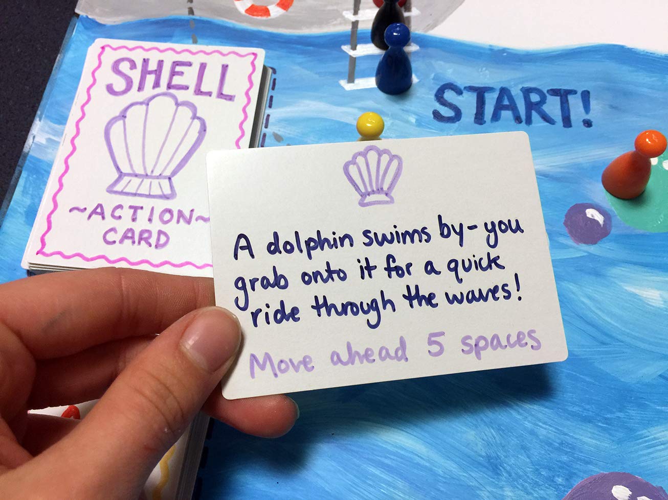 Create Your Own Board Game Set – DIY Kit with Blank Board, Cards, Dice & Spinner | Apostrophe Games