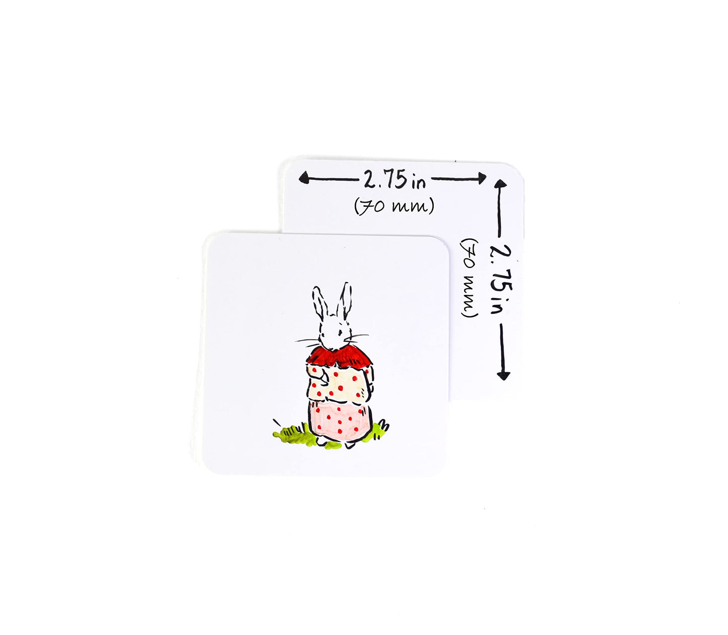 Apostrophe Games Blank Square Playing Cards – 200 Matte Cards, 2.75-Inch Square