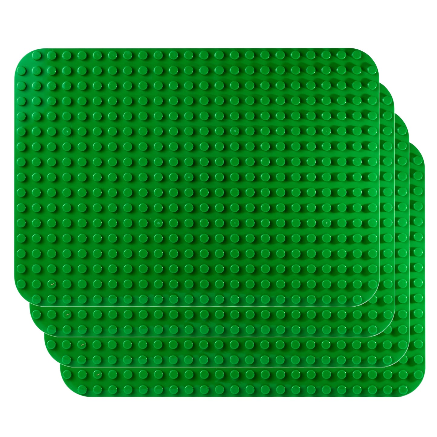 Apostrophe Games Green Base Plate 15x10 for Large Blocks – Compatible with Major Brands