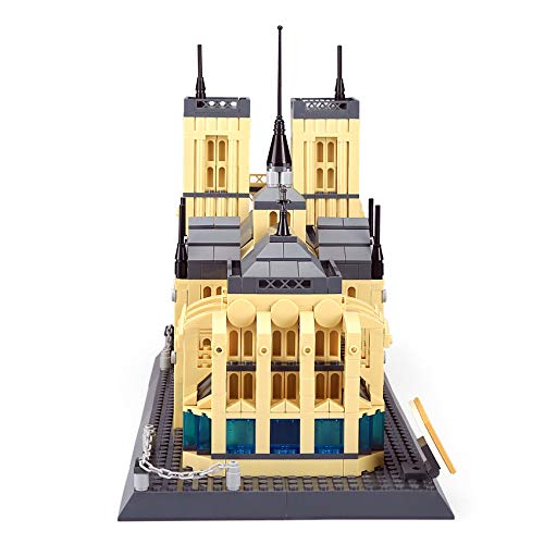 Apostrophe Games Notre-Dame Cathedral Building Block Set (1382 Pieces) – Landmark Architecture Model