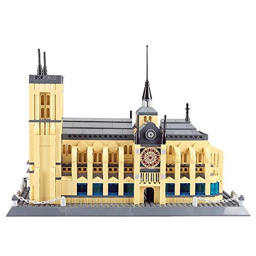 Apostrophe Games Notre-Dame Cathedral Building Block Set (1382 Pieces) – Landmark Architecture Model