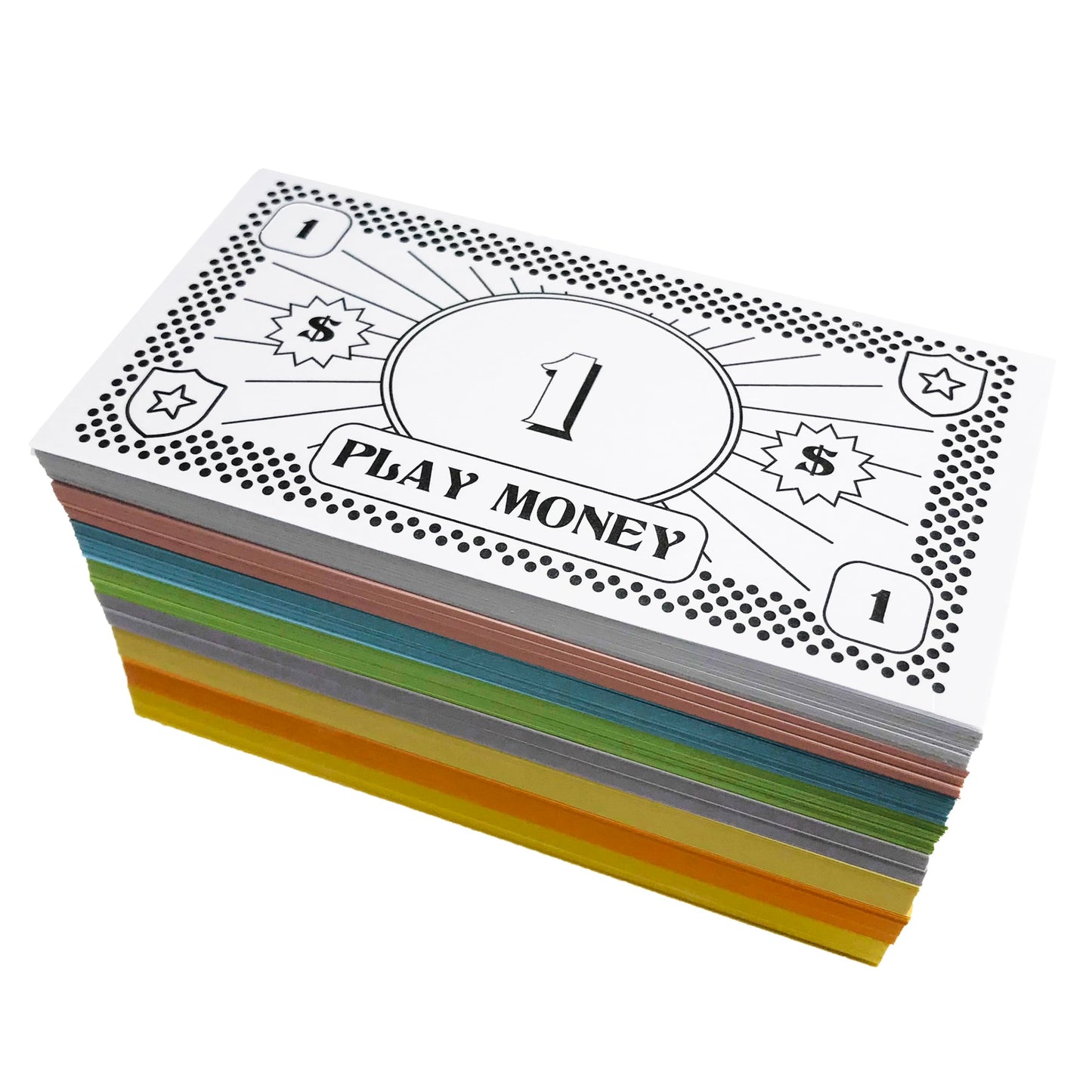 Apostrophe Games Opoly Play Money – 800 Pcs Fake Currency for Board Games (8 Denominations)
