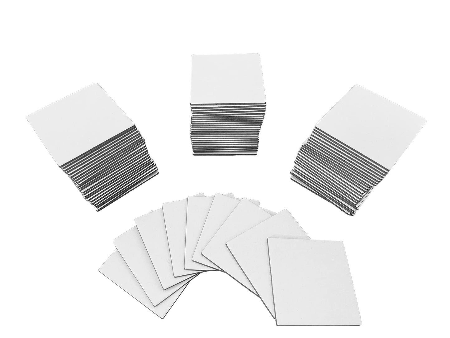 Apostrophe Games Square Board Tiles – 84 Pcs, Carcassonne-Size Blank Chits