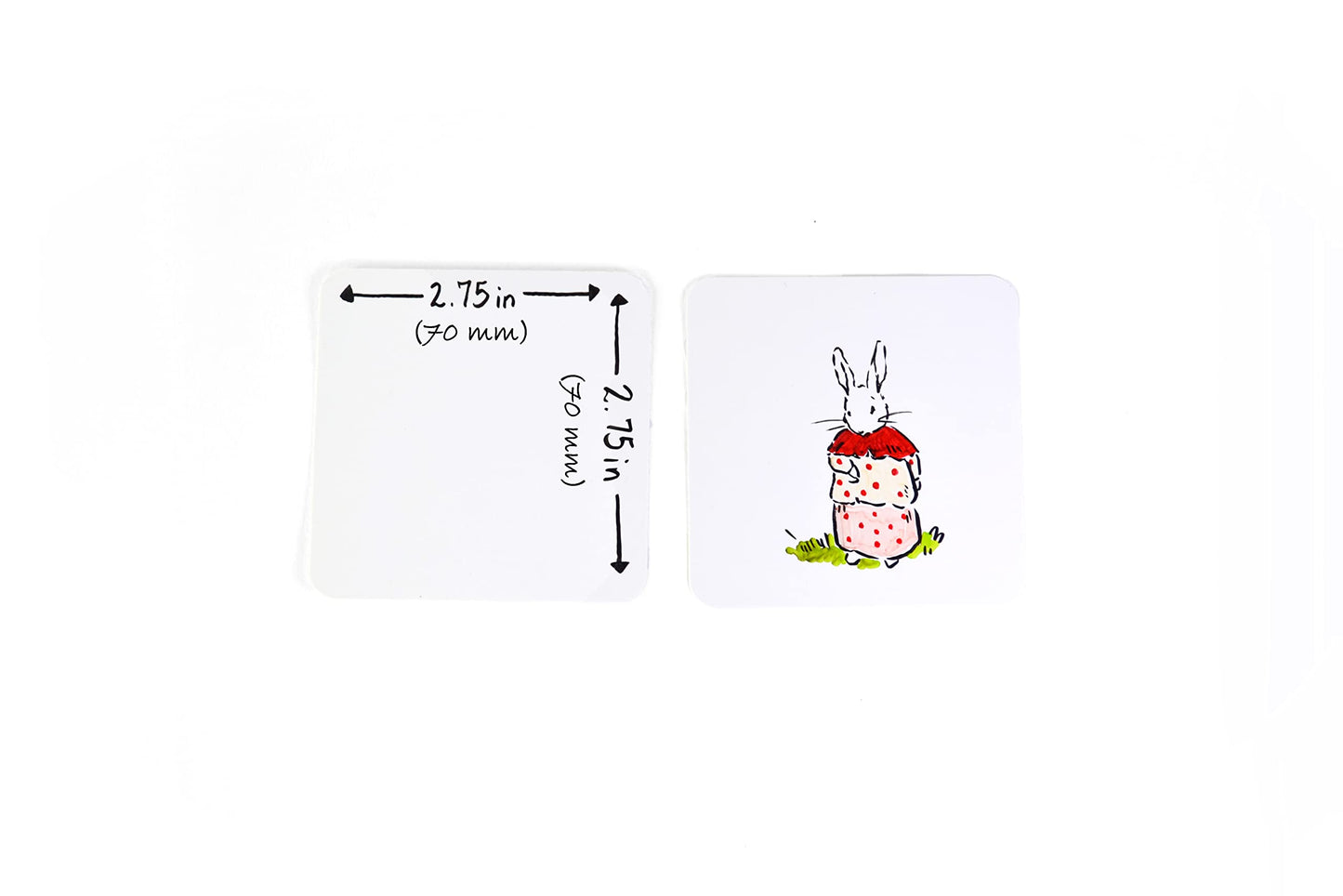 Apostrophe Games Blank Square Playing Cards – 200 Matte Cards, 2.75-Inch Square