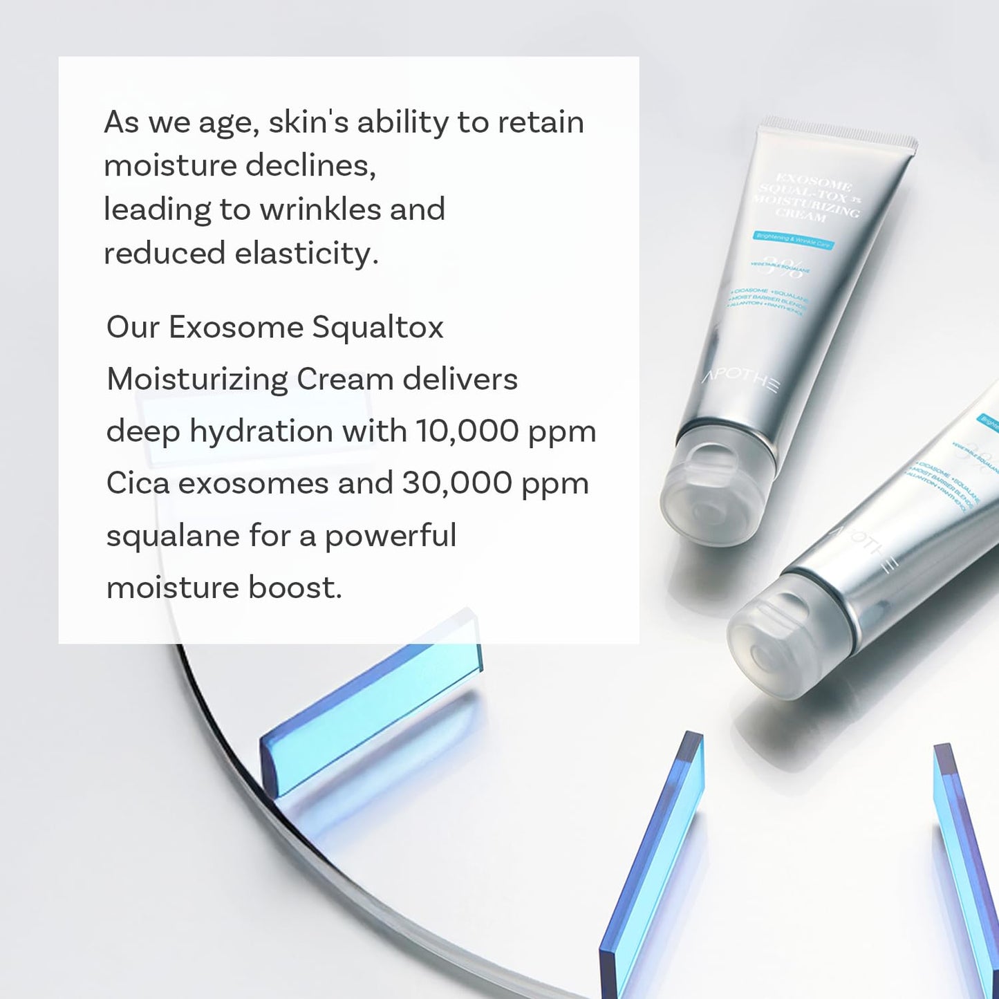 APOTHE Exosome Squal-Tox Moisturizing Cream – 60ml | Deep Hydration, Firming & Barrier Support