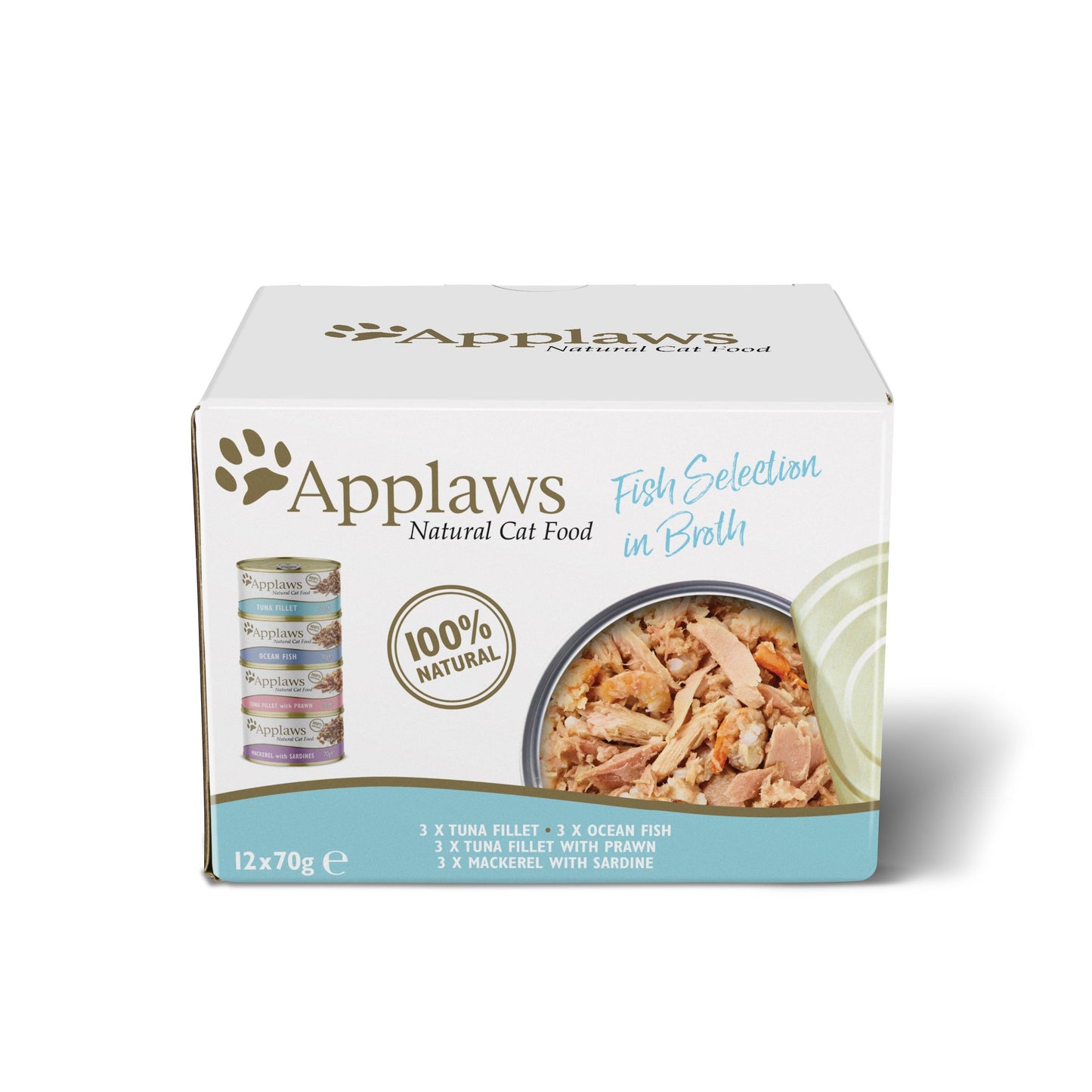 Applaws Cat Fish Selection Tin 48x70g