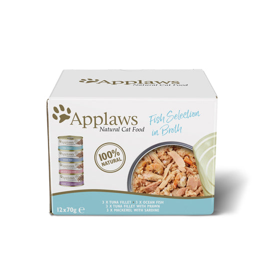 Applaws Cat Fish Selection Tin 48x70g