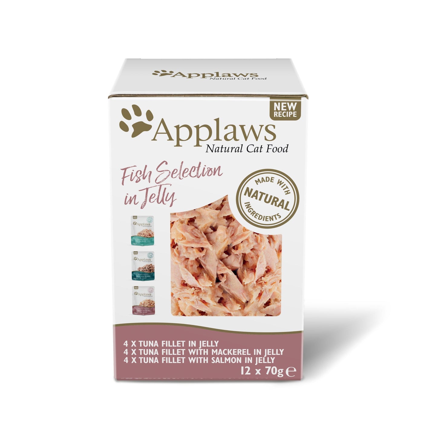 Applaws Cat Pch Fish Multi 48x70g