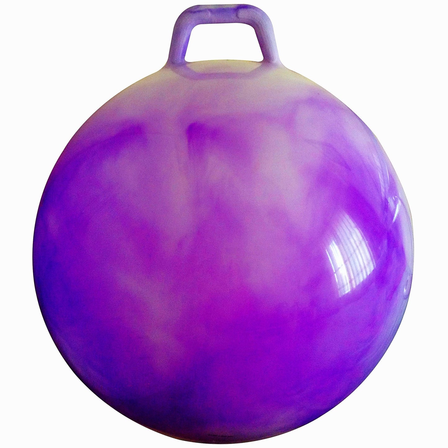 AppleRound Hippity Hoppity Hop Ball with Handle – Purple Cloud 20in Hop Ball for Kids Ages 7-10 | Pump Included