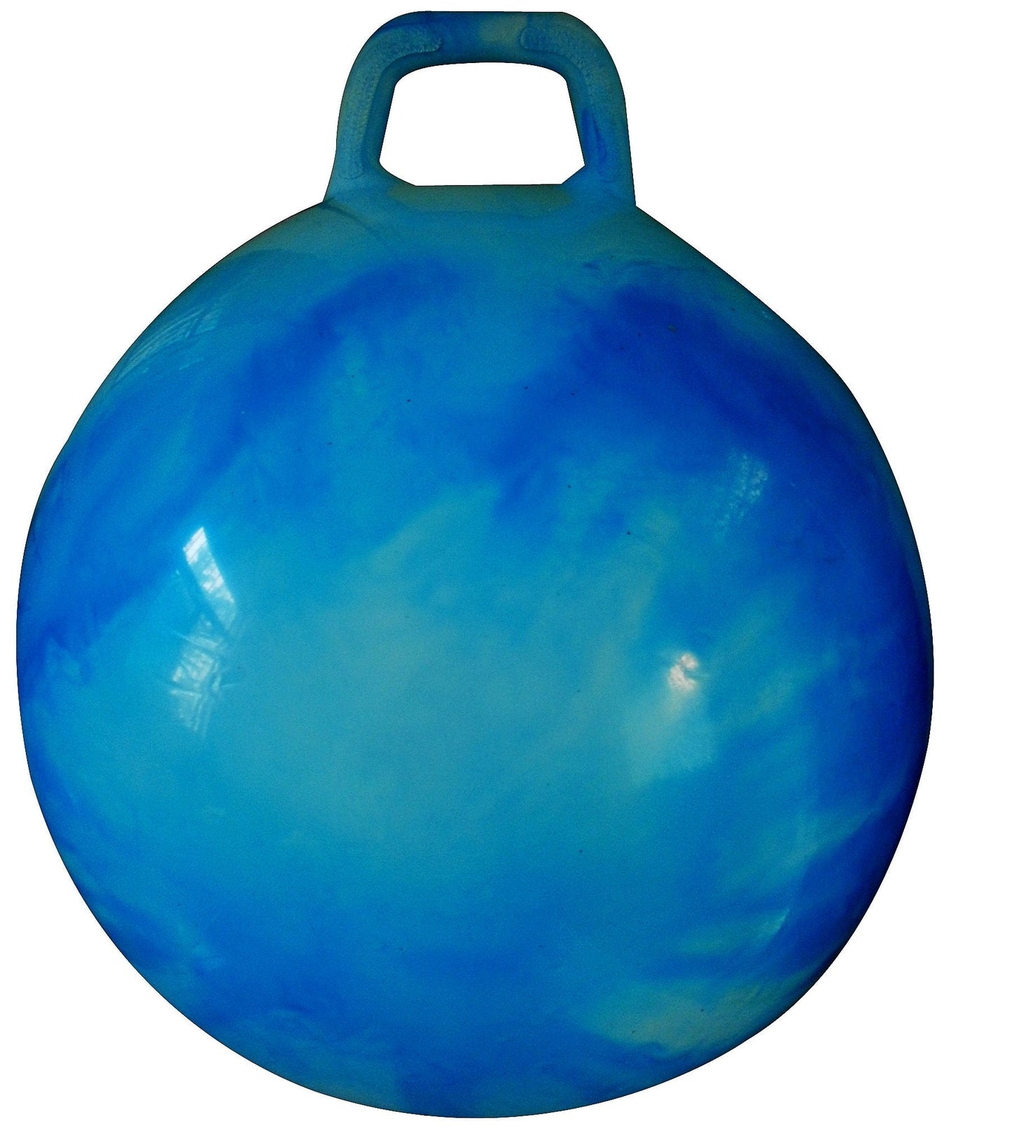 AppleRound Hippity Hoppity Hopball with Pump – 28 Inch / 70 cm, Blue Cloud for Teens & Adults
