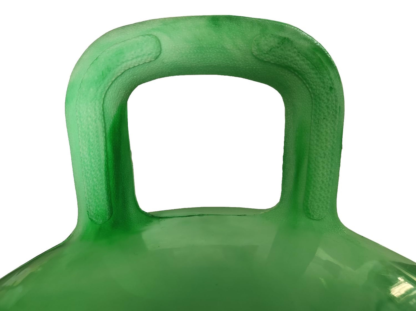 AppleRound Hippity Hoppity Hop Ball – 20in Space Hopper with Handle (Green Cloud)