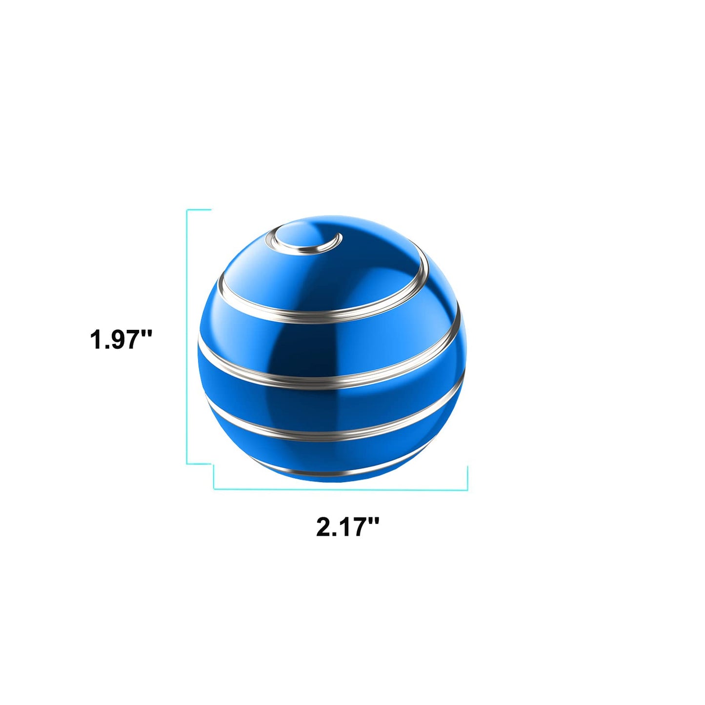 Apqdw Kinetic Desk Toys 2.17'' – Portable Fidget Ball for Focus and Relaxation