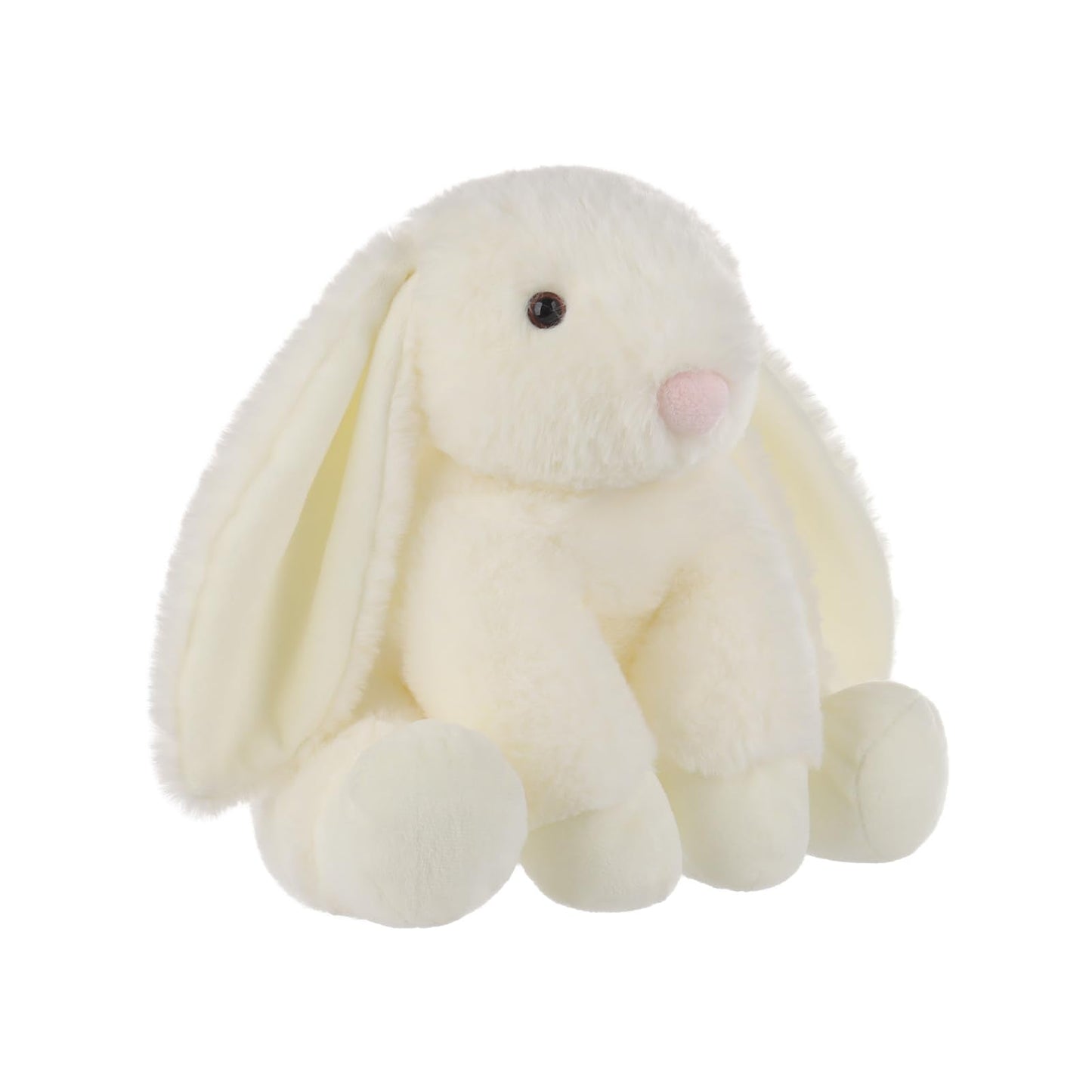 Apricot Lamb Cream Bunny Plush — 8-Inch Soft Bunny Rabbit Stuffed Toy with Fluffy Ears