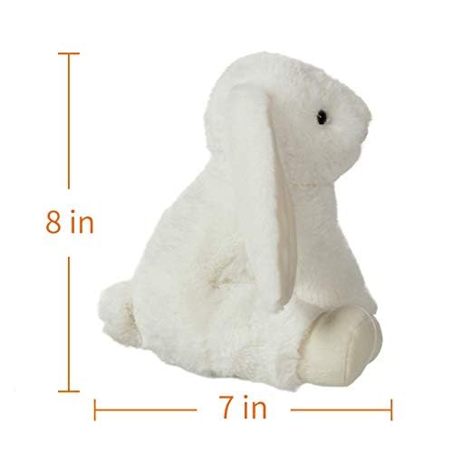 Apricot Lamb Cream Bunny Plush — 8-Inch Soft Bunny Rabbit Stuffed Toy with Fluffy Ears