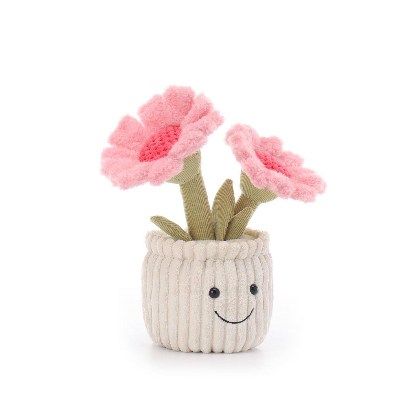 Apricot Lamb Soft Sunflower Plant Plush Toy – 9-Inch Pink Flower Stuffed Toy for Kids
