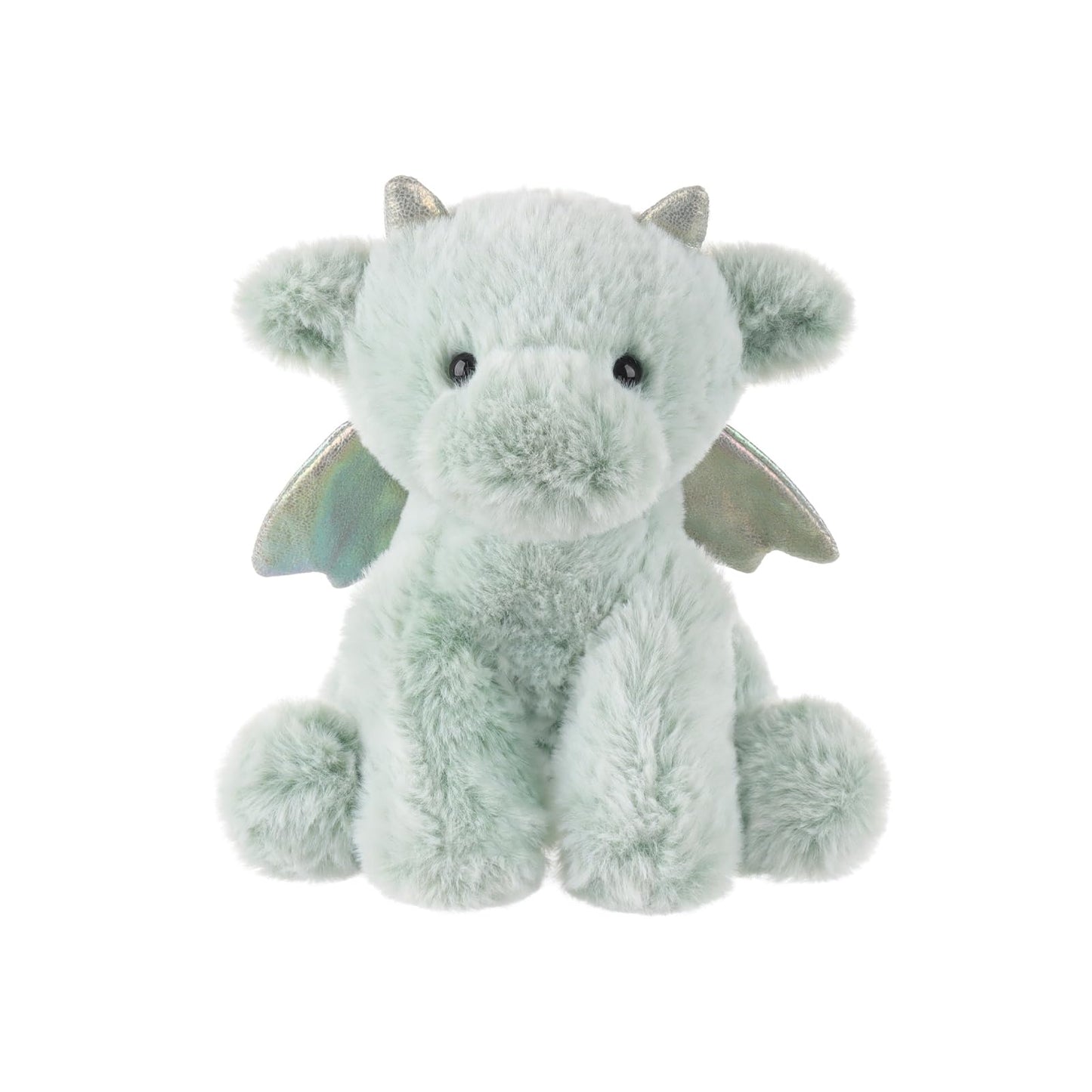 Apricot Lamb Green Dragon Dinosaur Plush — 8-Inch Soft Cuddly Toy for Kids
