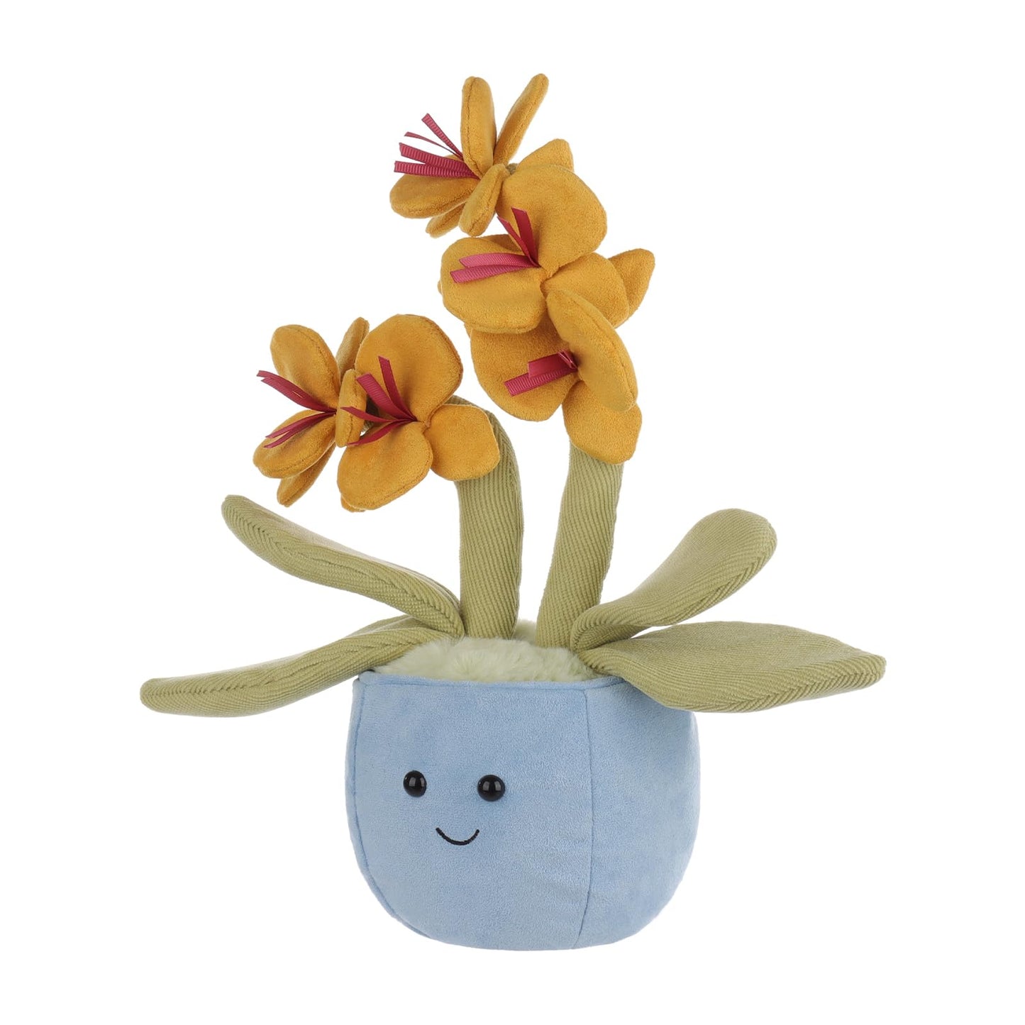 Apricot Lamb Potted Butterfly Orchid Plush - Soft Kids Toy & Baby Gift