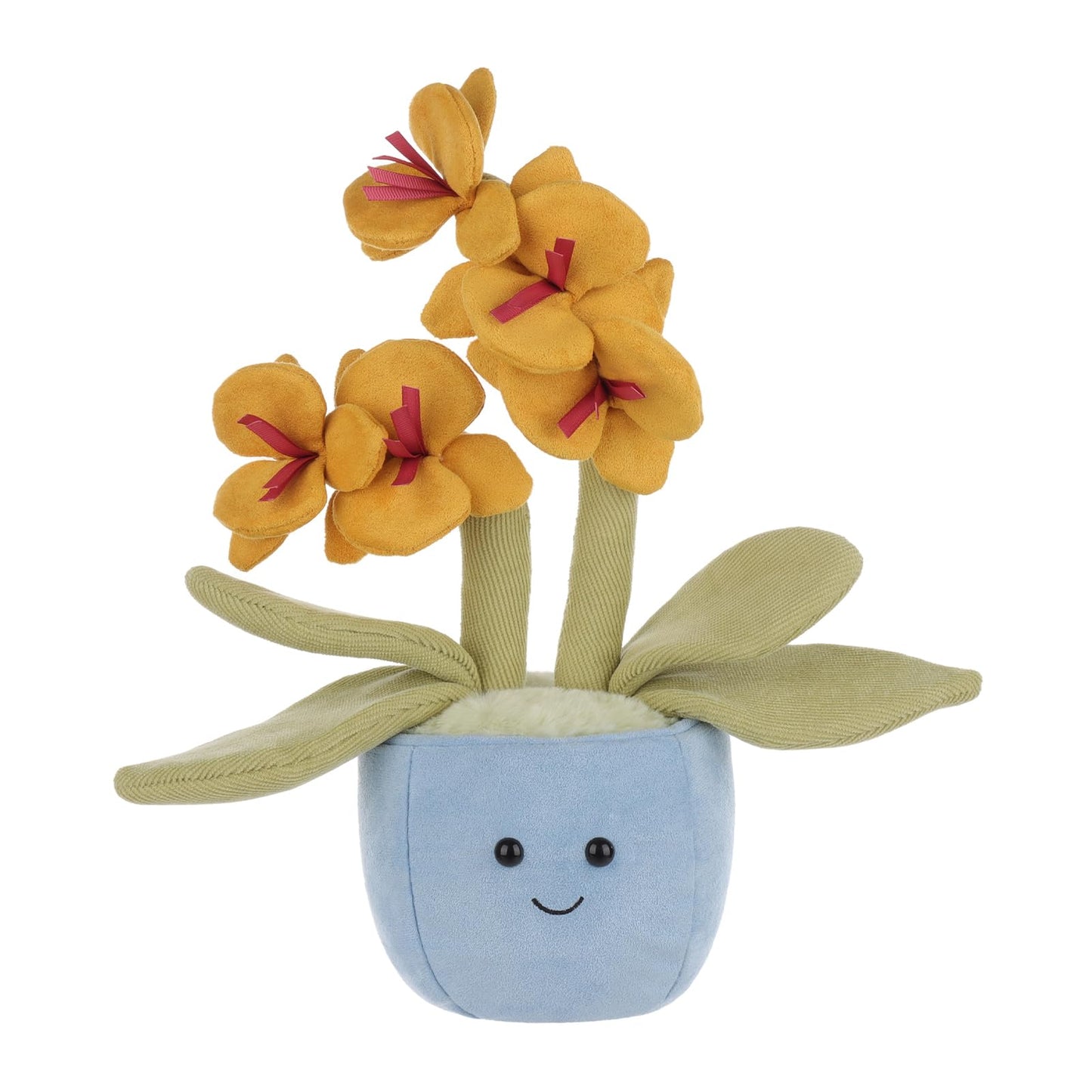Apricot Lamb Potted Butterfly Orchid Plush - Soft Kids Toy & Baby Gift