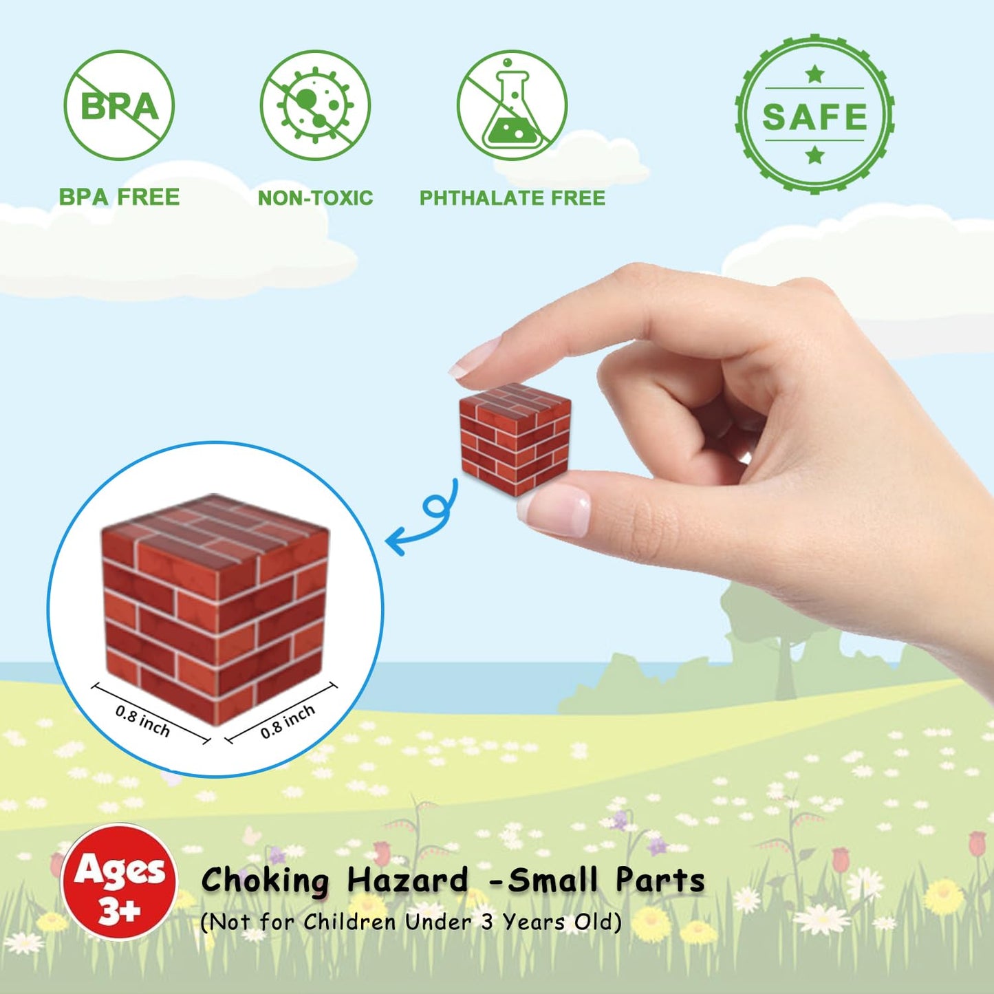 APYR AOMA 200PCS Magnetic Building Blocks – STEM Toy for Kids 3-12 | Creative Construction