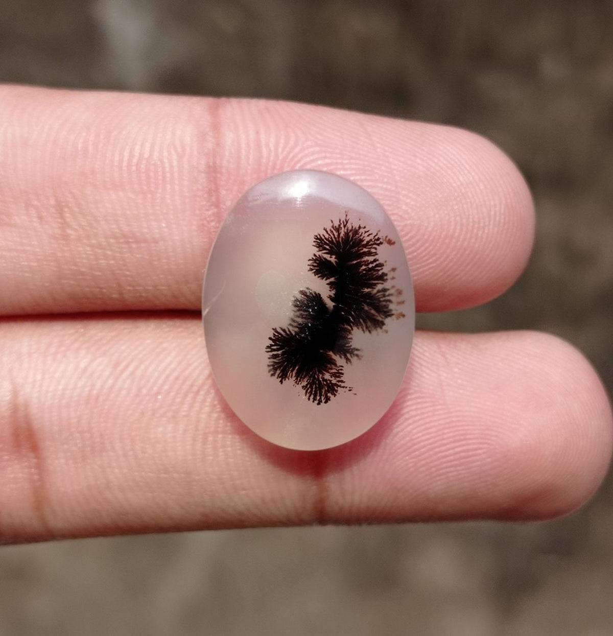 22ct Natural Dendritic Agate - Shajri Aqeeq -23x17x6mm