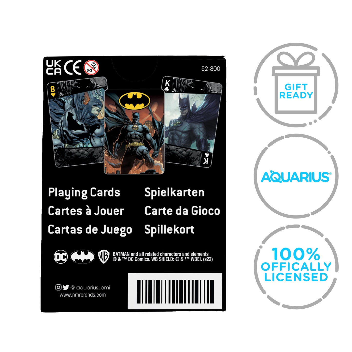 Aquarius Batman Playing Cards - Officially Licensed DC Comics Deck for Games