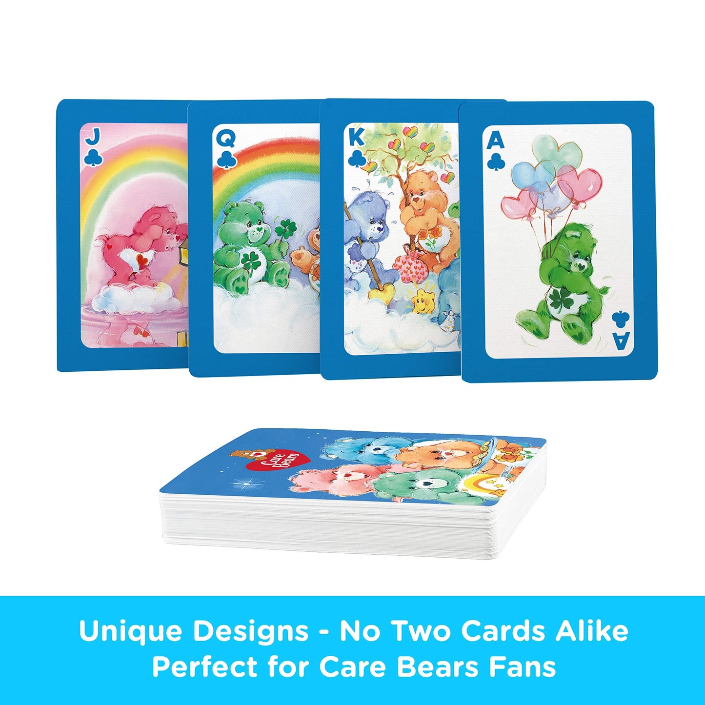 AQUARIUS Care Bears Playing Cards Deck - Family Card Games