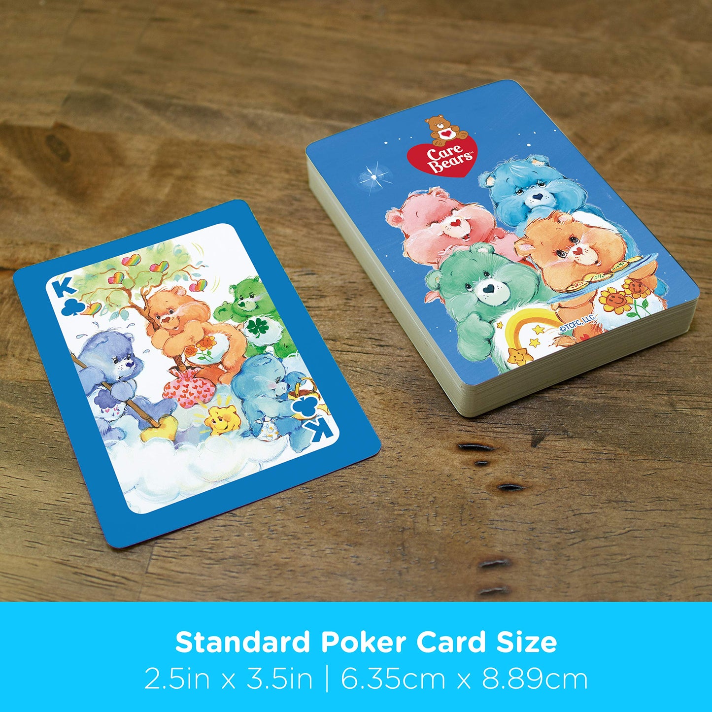 AQUARIUS Care Bears Playing Cards Deck - Family Card Games