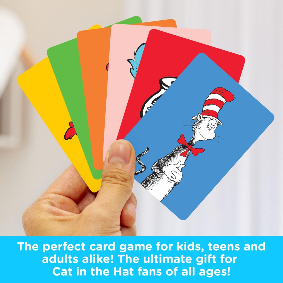 Aquarius Cat in The Hat Memory Master Card Game – Official Dr. Seuss Gift for Family Game Night