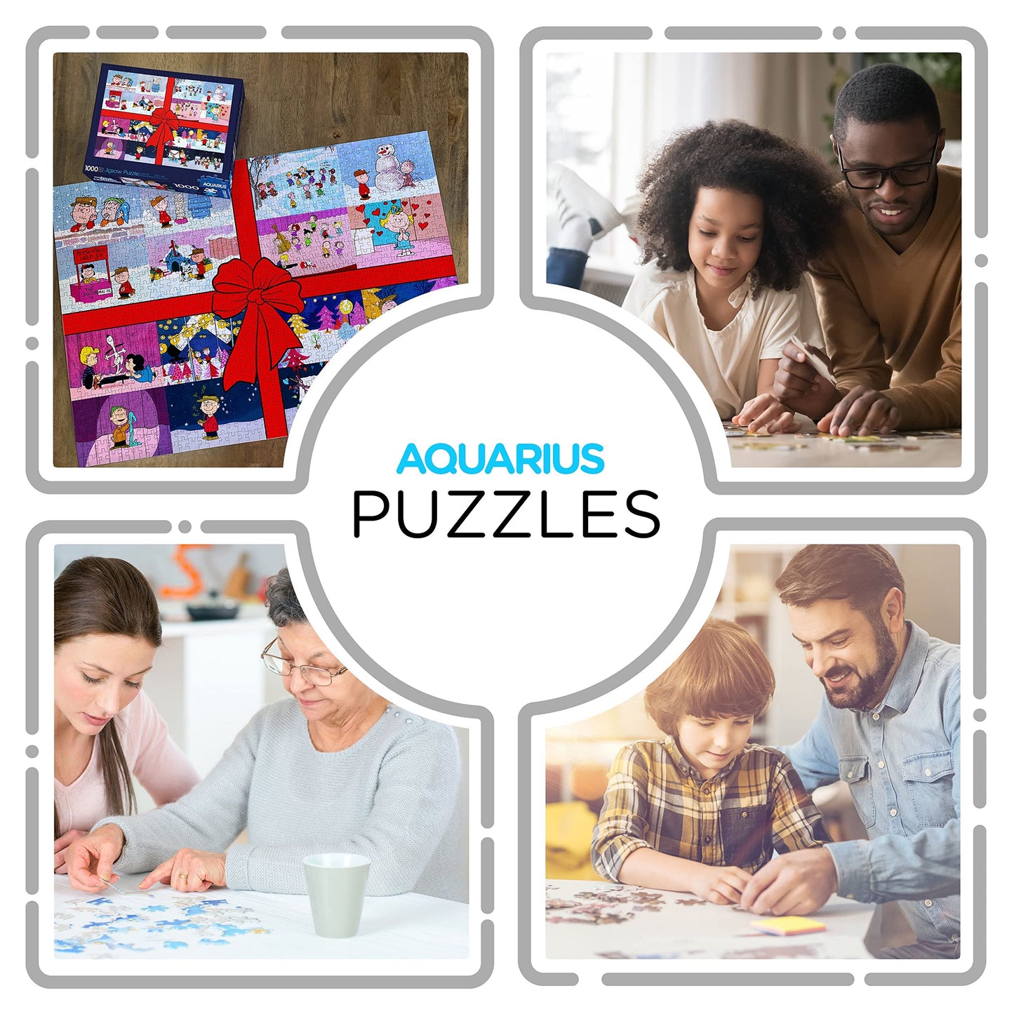 AQUARIUS Charlie Brown Puzzle – 1000 Pieces, Glare-Free, Precision Fit, Officially Licensed Peanuts, 20x28-inch