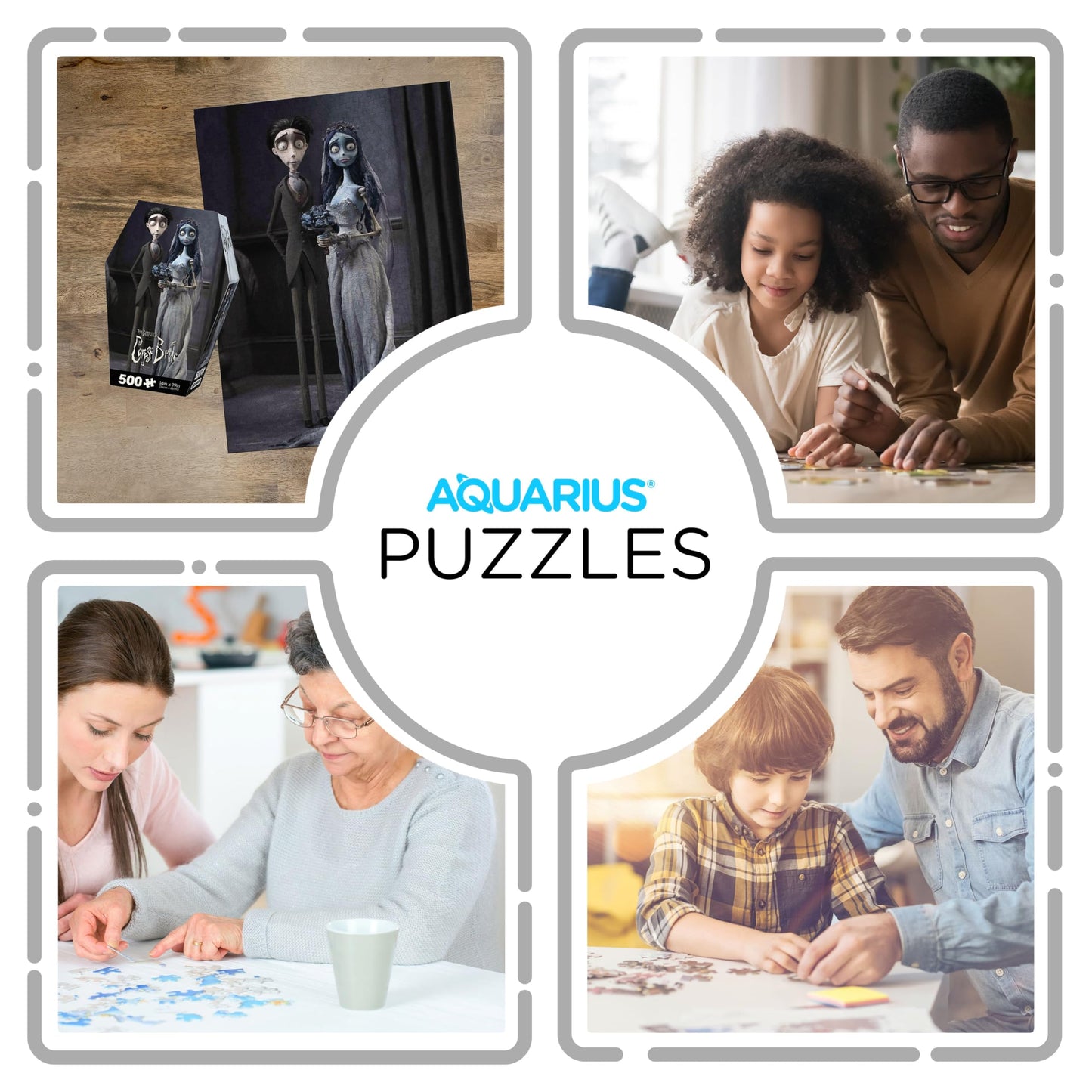 Aquarius Corpse Bride 500pc Puzzle – Glare-Free, Precision-Cut, Officially Licensed