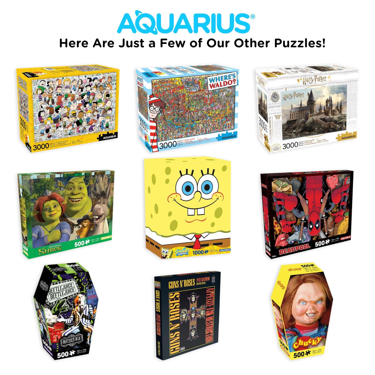 Aquarius Corpse Bride 500pc Puzzle – Glare-Free, Precision-Cut, Officially Licensed