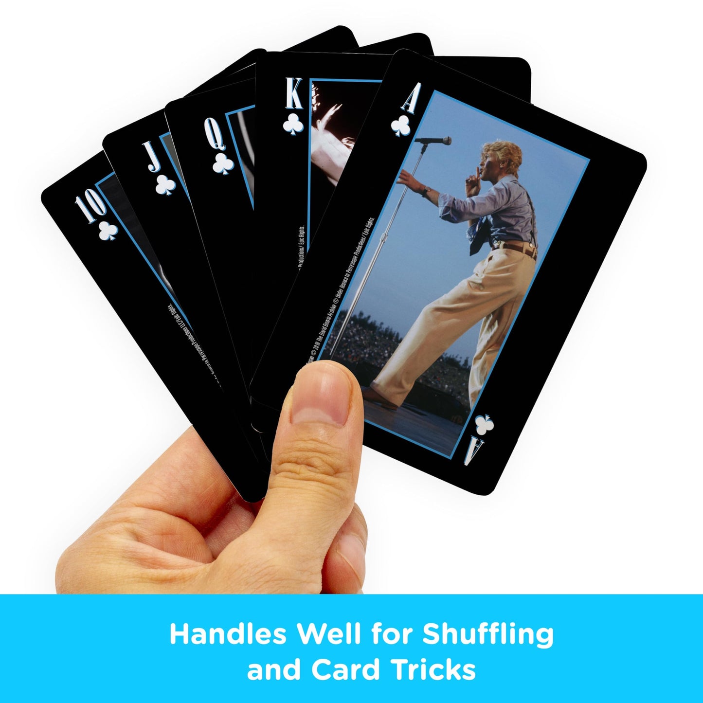 AQUARIUS David Bowie Playing Cards – Officially Licensed Deck (2.5x3.5 in)
