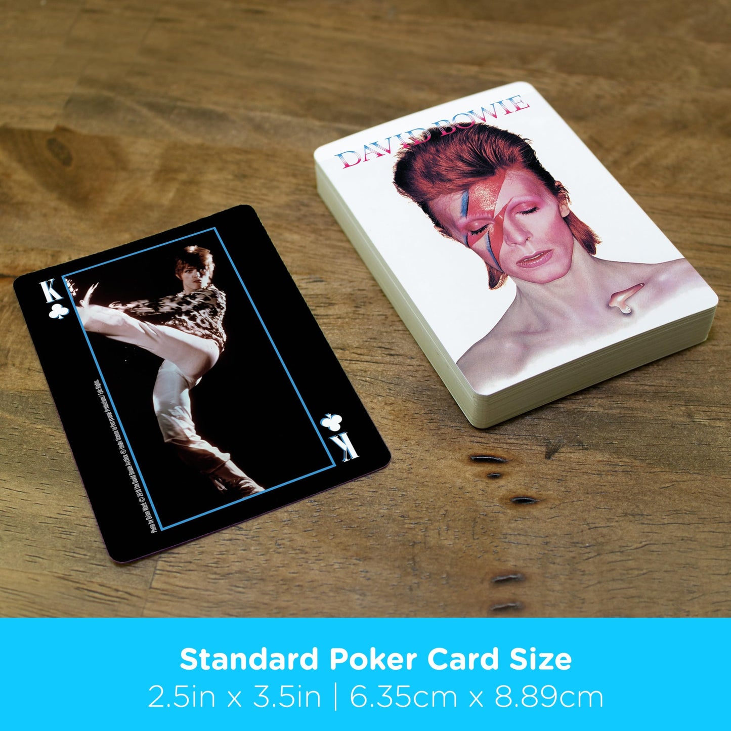 AQUARIUS David Bowie Playing Cards – Officially Licensed Deck (2.5x3.5 in)