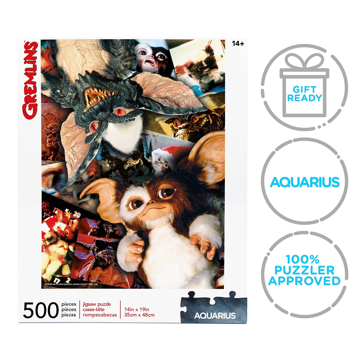 AQUARIUS Gremlins Puzzle (500 Piece) – Glare-Free, Precision Cut, Officially Licensed