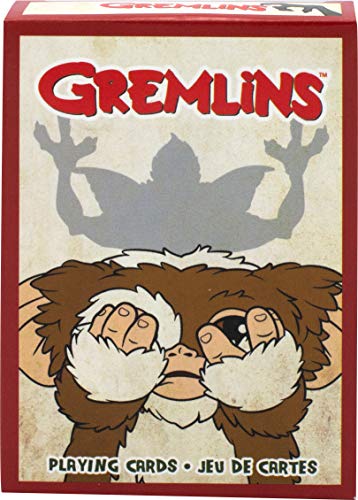 AQUARIUS Gremlins Playing Cards – Officially Licensed Gremlins Deck (Poker Size, Linen Finish)