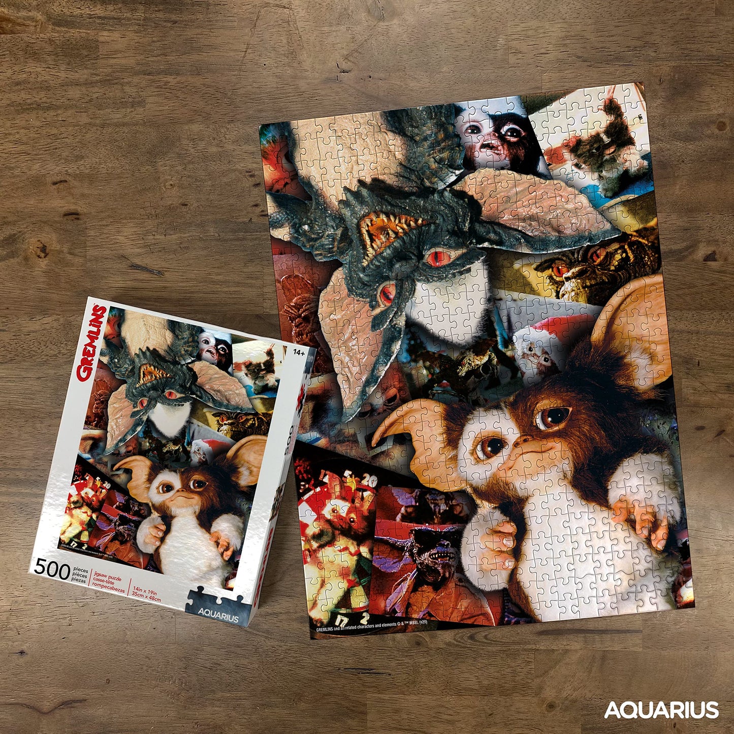 AQUARIUS Gremlins Puzzle (500 Piece) – Glare-Free, Precision Cut, Officially Licensed